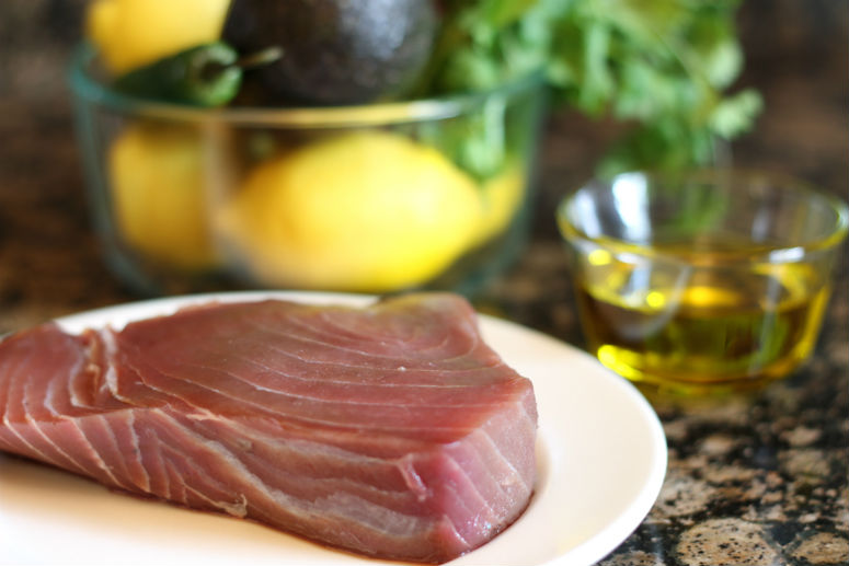 Seared Ahi Tuna and Avocado Tartare Recipe by Ceja Vineyards