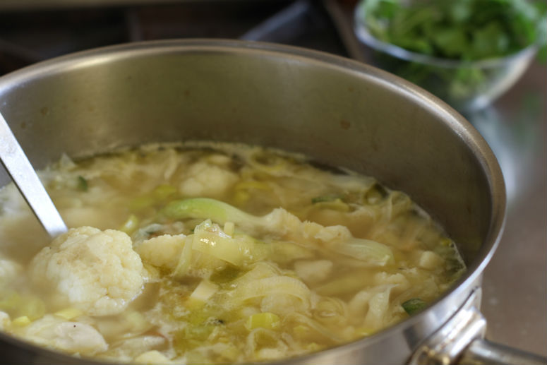 Spicy Cauliflower Soup Recipe by Ceja Vineyards