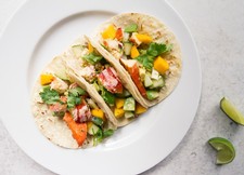 Lobster Tacos with Mango Salsa
