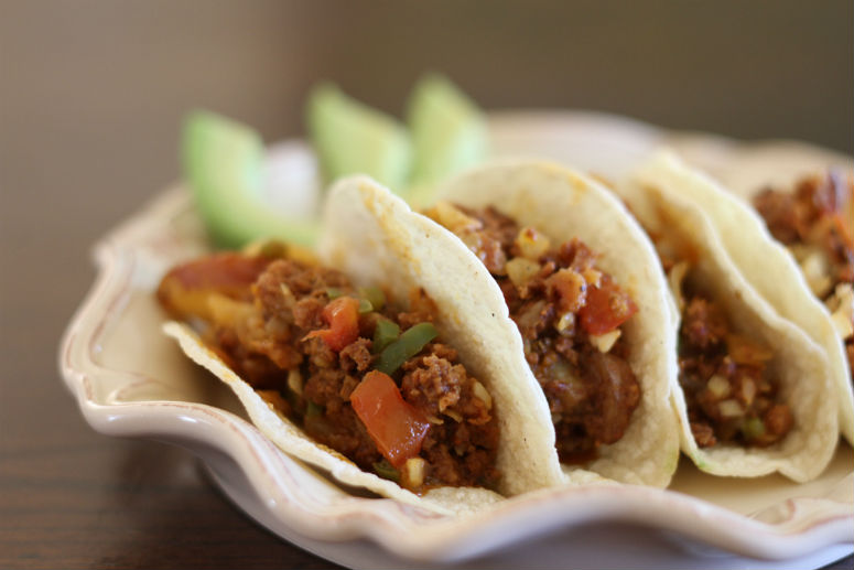 Breakfast Potato and Longaniza Tacos Recipe by Ceja Vineyards