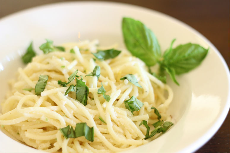 Lemon Spaghetti Recipe by Ceja Vineyards