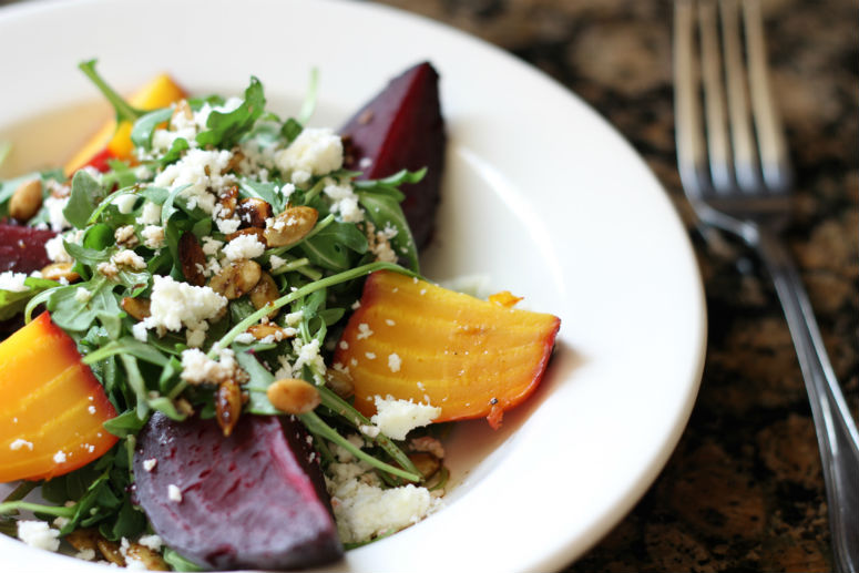 Roasted Beet Salad Recipe by Ceja Vineyards