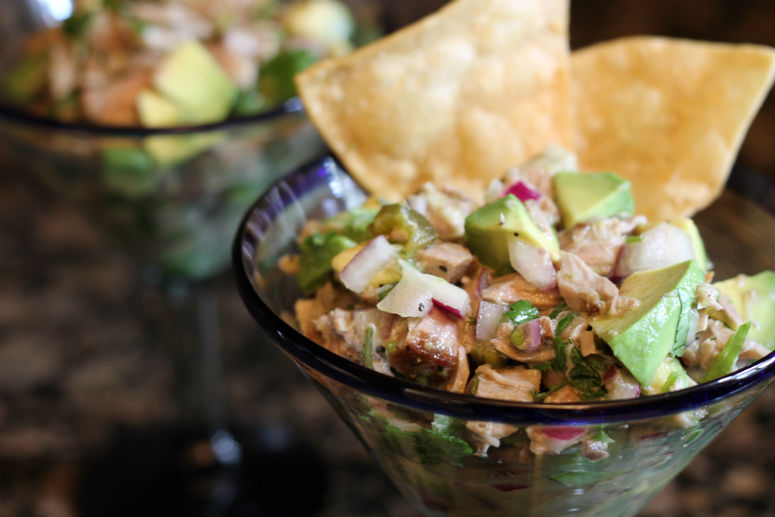 Seared Ahi Tuna and Avocado Tartare Recipe by Ceja Vineyards