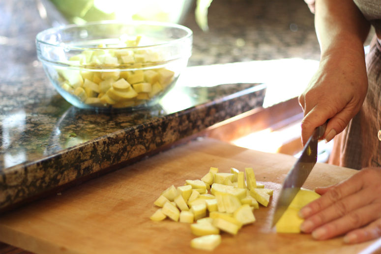 Succotash of Summer Squash and Corn Recipe by Ceja Vineyards