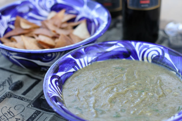 Tomatillo Salsa Recipe by Ceja Vineyards