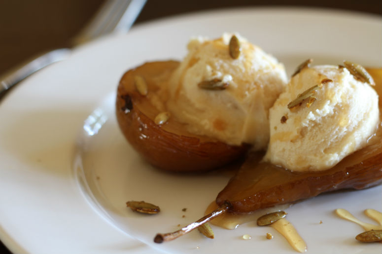 Wine Poached Pears Recipe by Ceja Vineyards