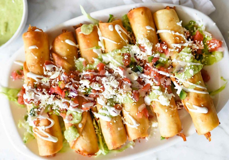 Crispy Chicken Taquitos