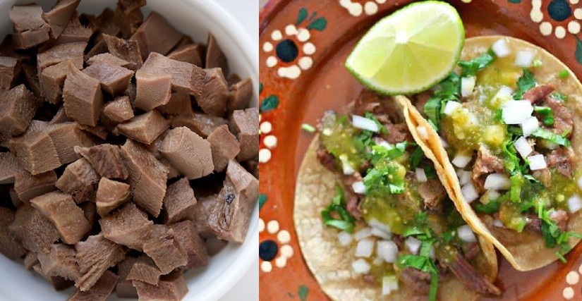 Tacos de Lengua (Beef Tongue Tacos)