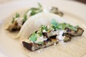 Eggplant Tacos with Spicy Yogurt Salsa